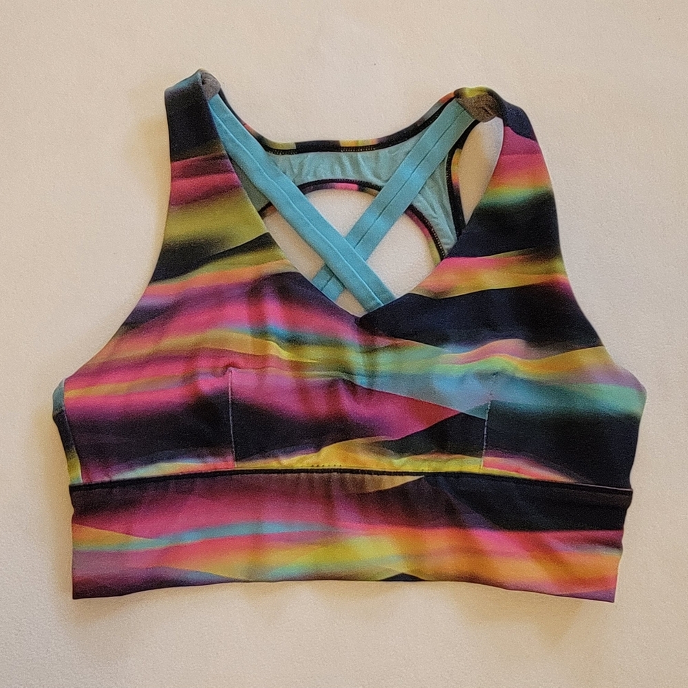 Born Primitive Colorful Strappy Sports Bra